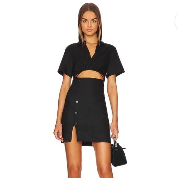 NWT REVOLVE ASTR Black Mini Dress - Picture 1 of 3